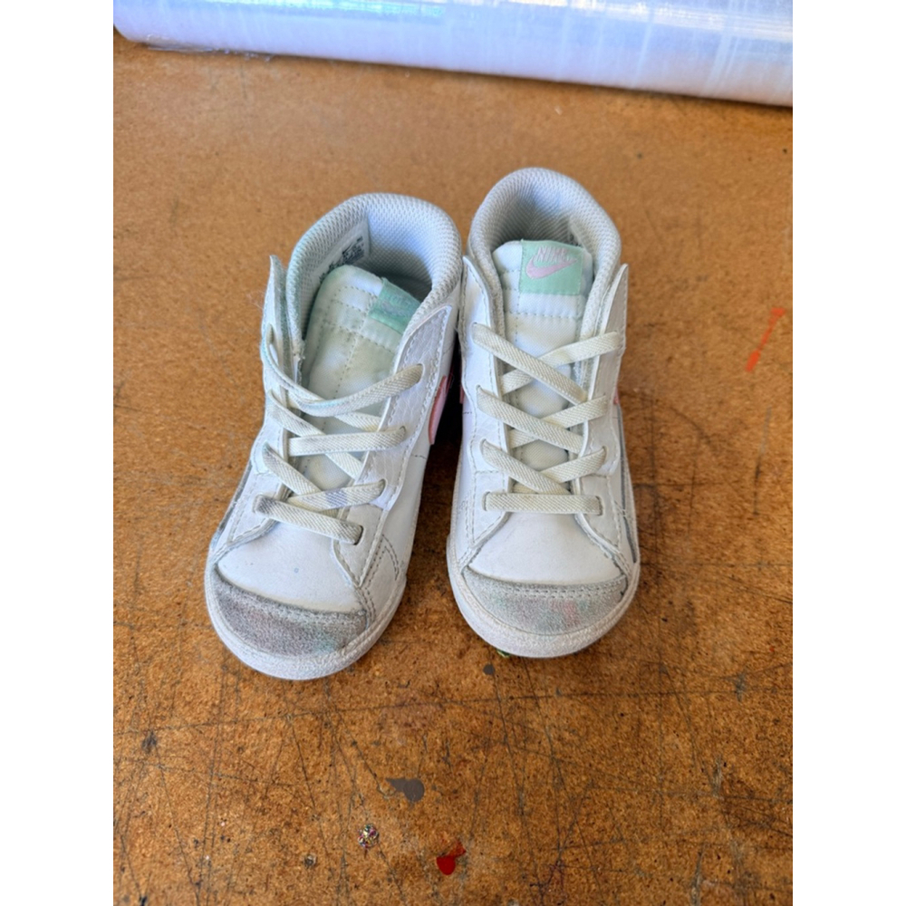 Baby Nike Blazer Mid '77 White Pink Sneakers Size 8C